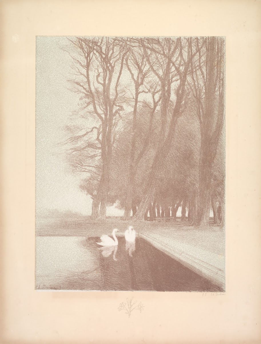 Landscape Plate 6 Remarque Lilies 18921893