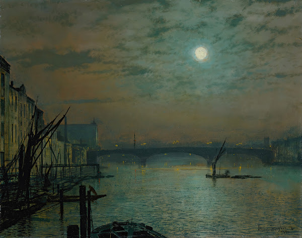 Southwark Bridge by Moonlight 1887