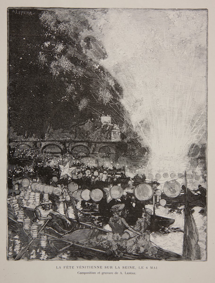 La Fête vénitienne sur la Seine 1889
