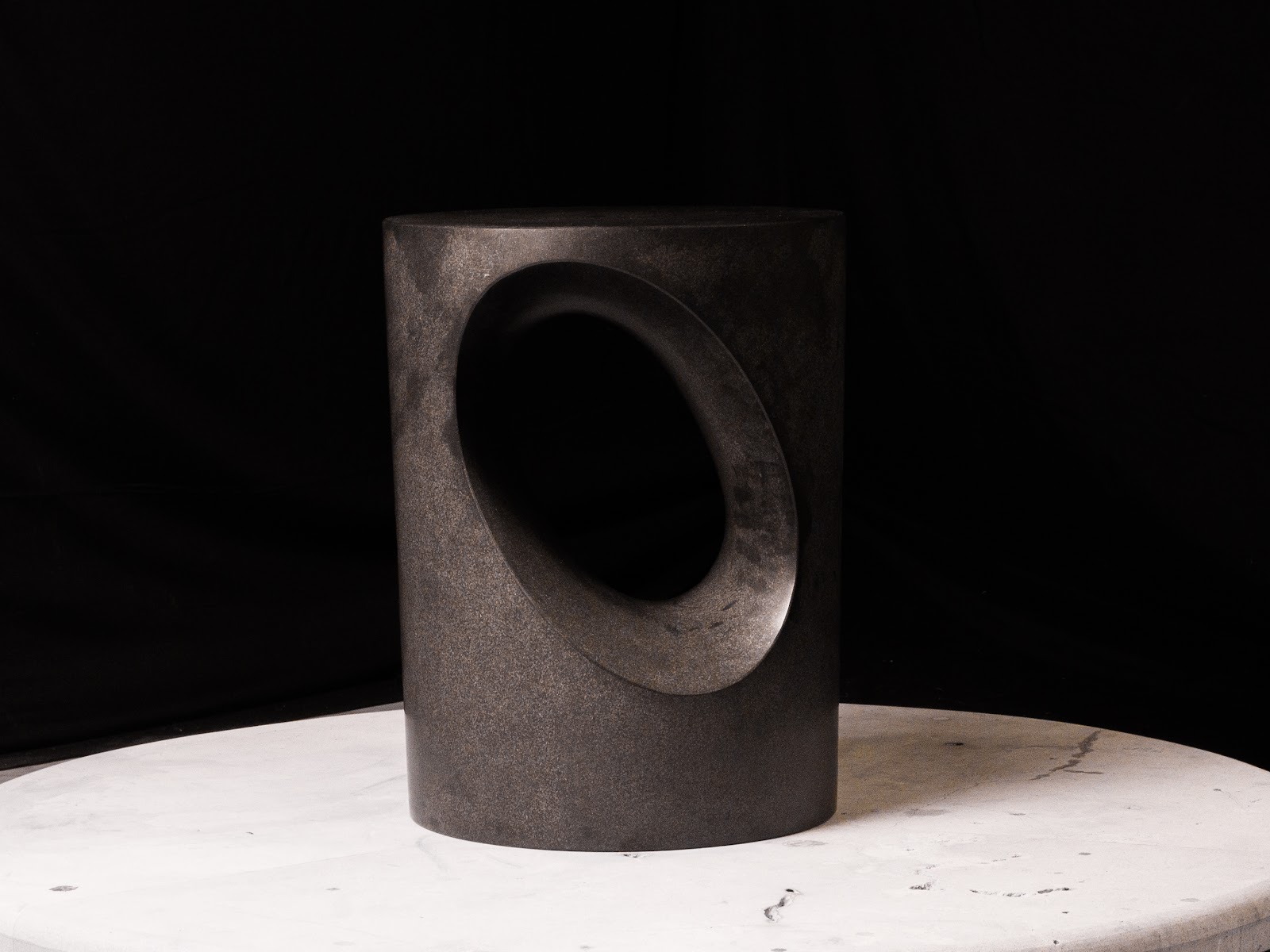 Voided Side Table, studio view 1