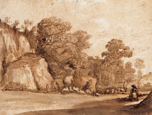 A Rocky Hillside 1635