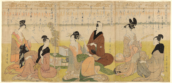 The Six Immortals of Poetry Abbreviated c 1795