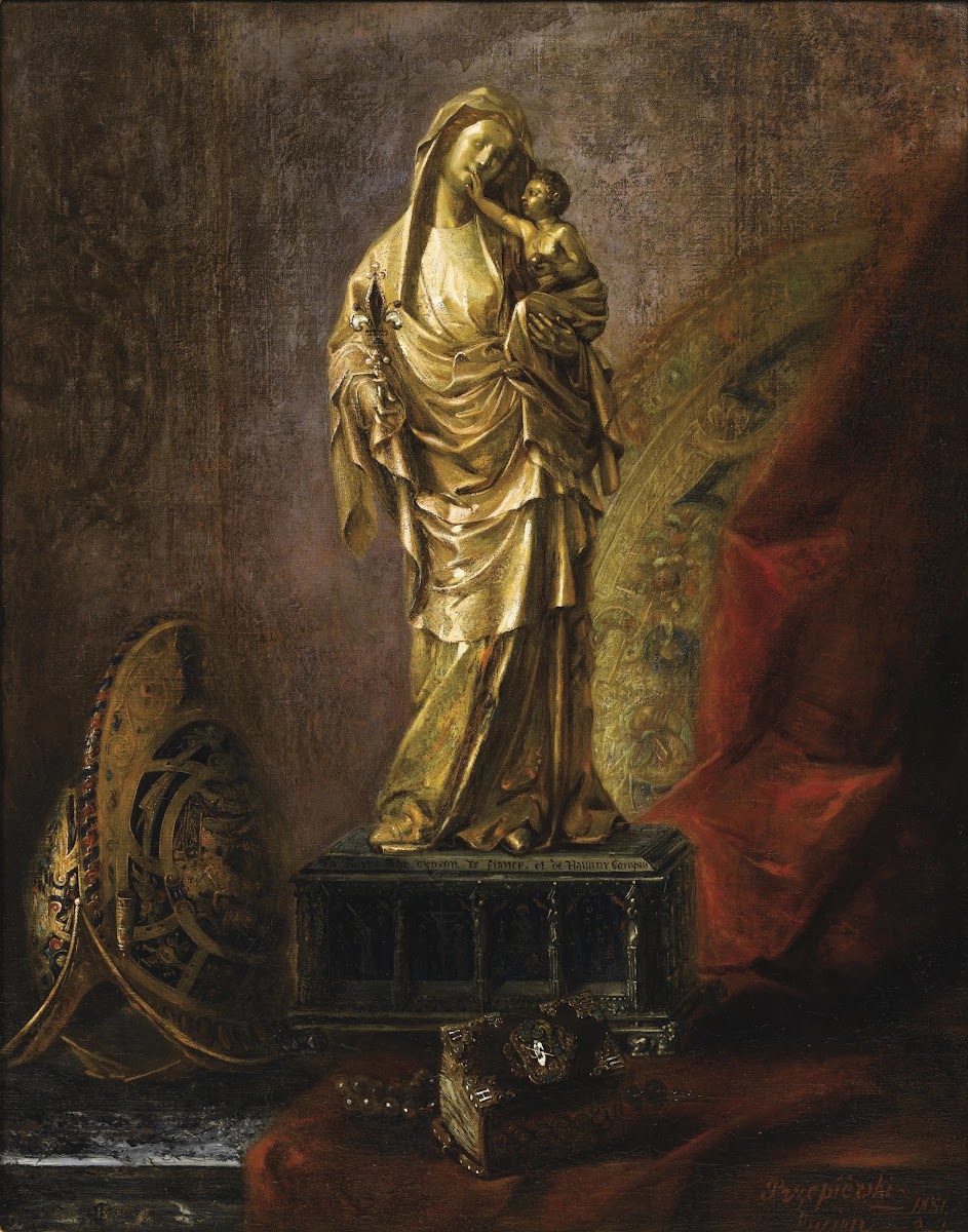 Vierge du Louvre du XIVe siècle 1886