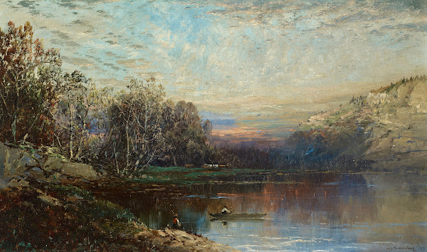 Landscape with Rowboat 1873