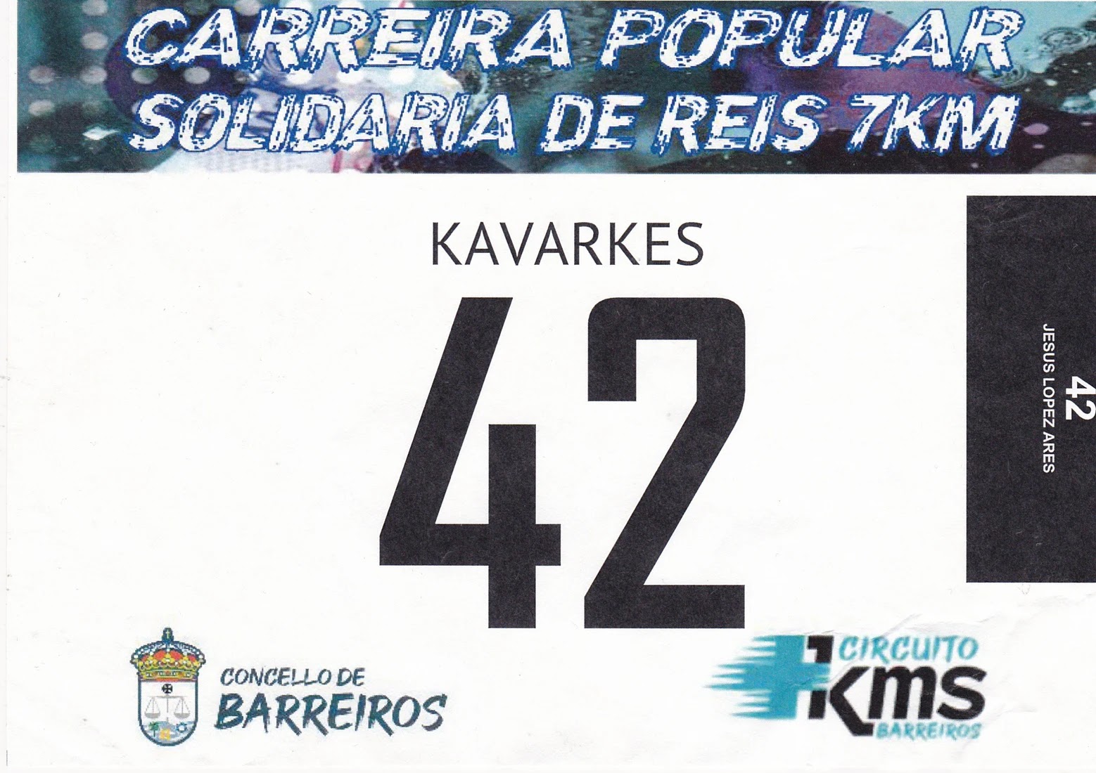Dorsal de CP Reis Barreiros