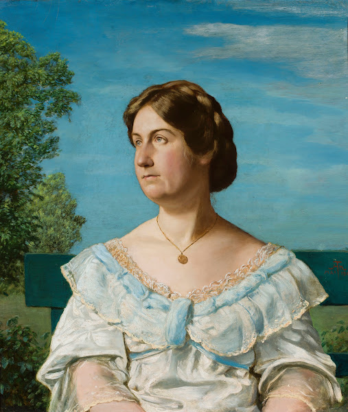 Portrait of Ella Blaue artists adopted daughter 1903