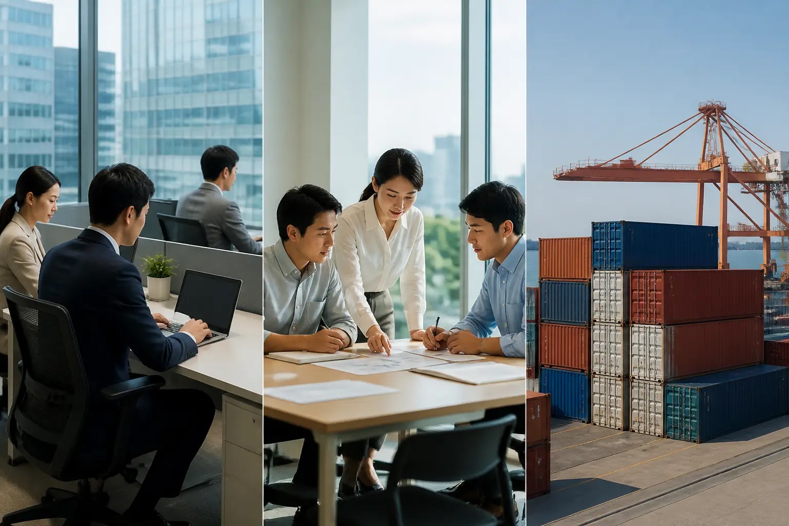 AI-generated Business Daily Brief multi-story editorial montage