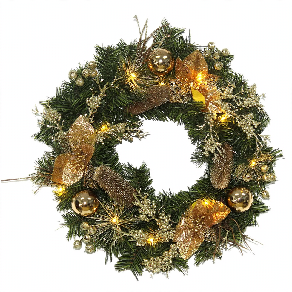 PVC Christmas wreath for door and tree