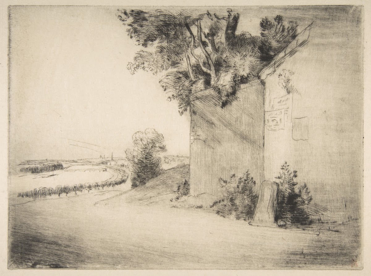 The Seine seen from Passy 1860s