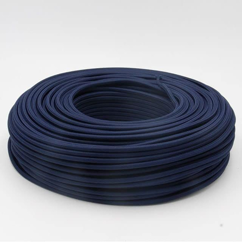 Textile-insulated power cable 2×0.75 mm²