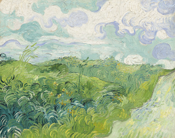 Green Wheat Fields Auvers 1890