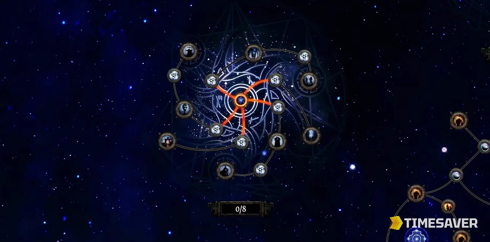 PoE2 Atlas Passive Skill Tree — where you spend Atlas points on Waystone sustain and mechanic juicing