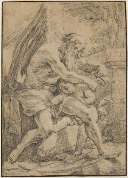 Chronos schneidet Amor die Flügel ca 1630 1635