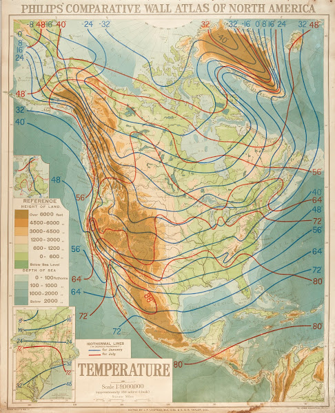 North America  Temperature 1914