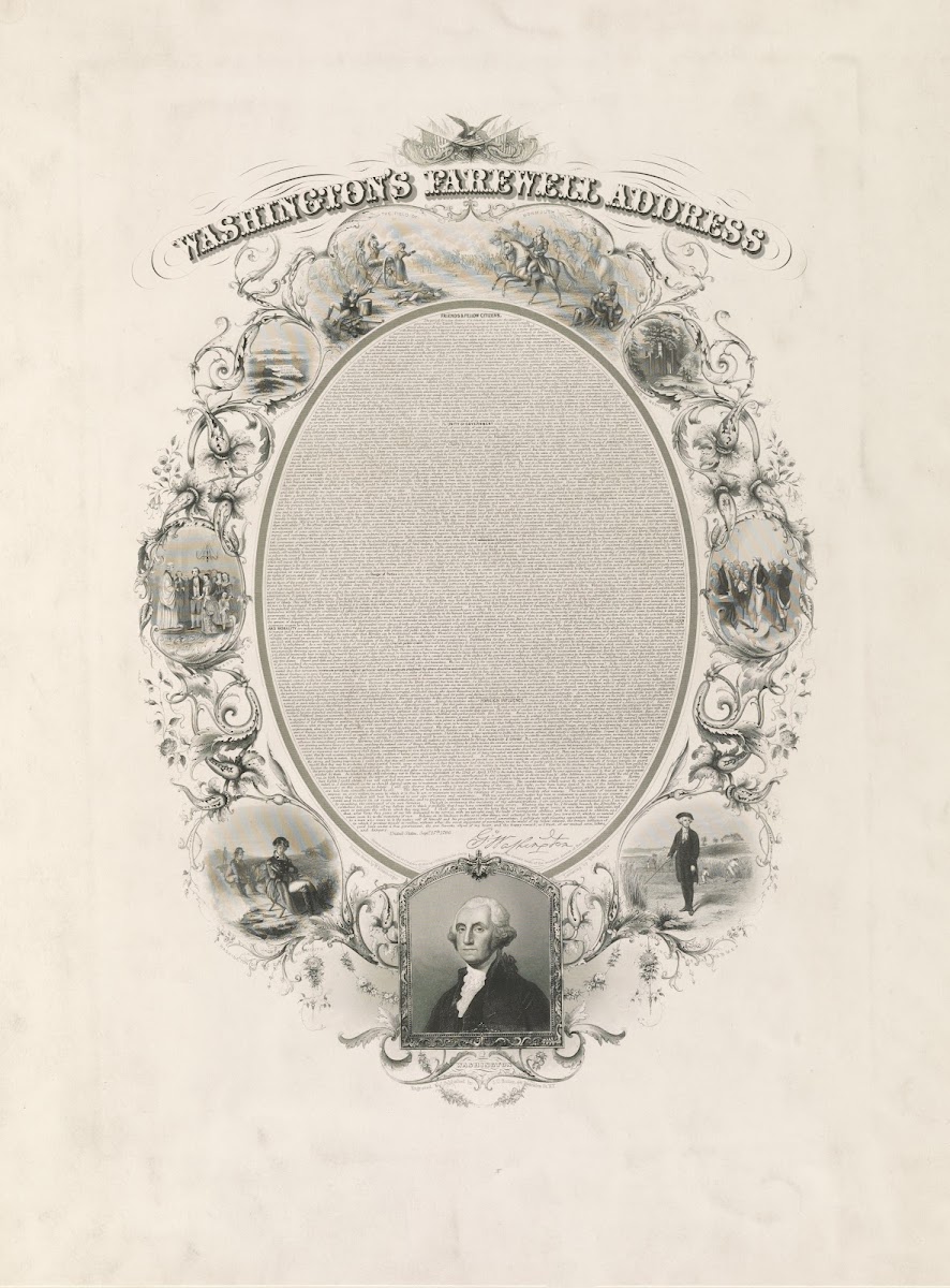 Washingtons farewell address 1856