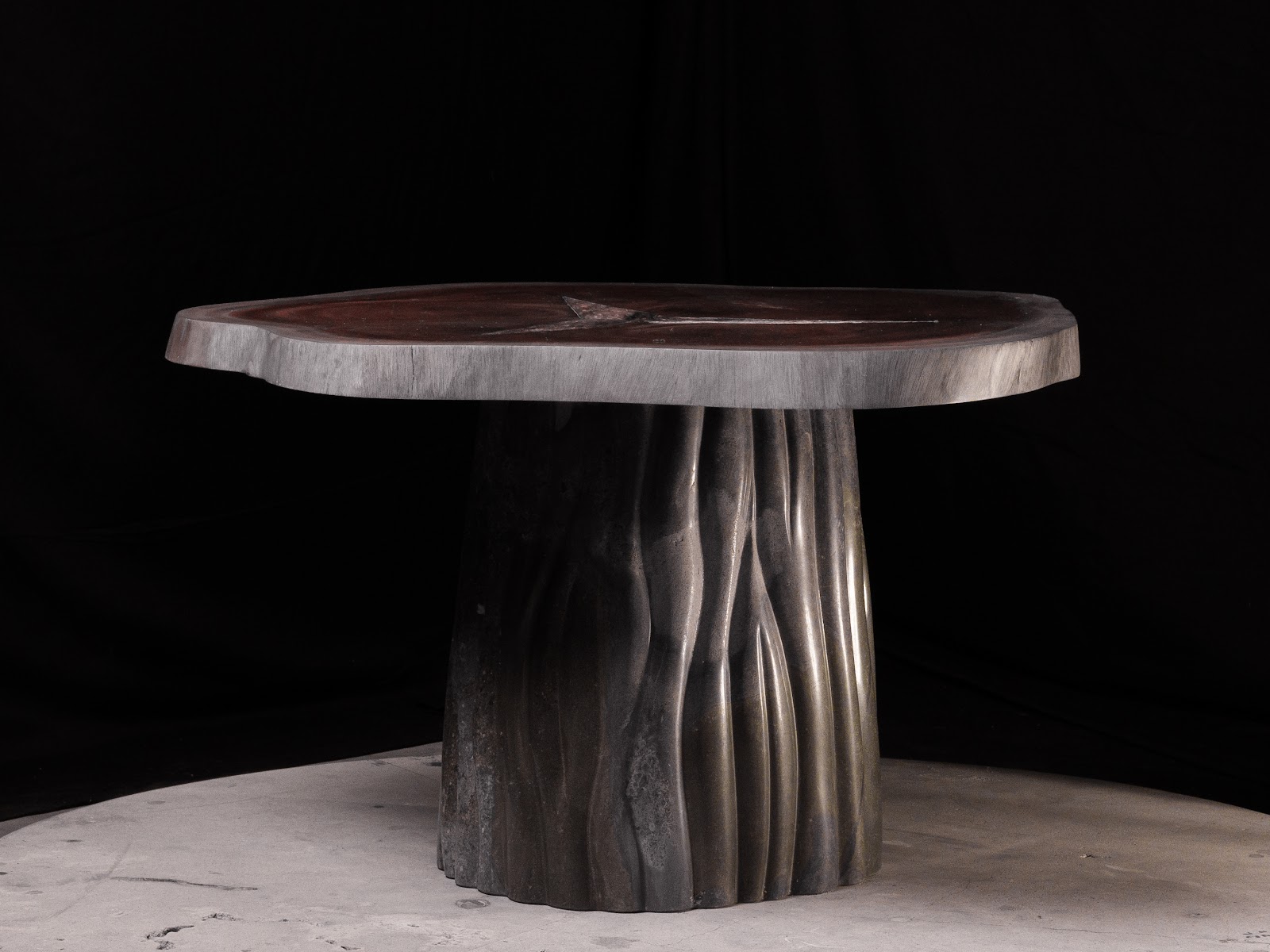 Gaia Reflection Center Table, studio view 1