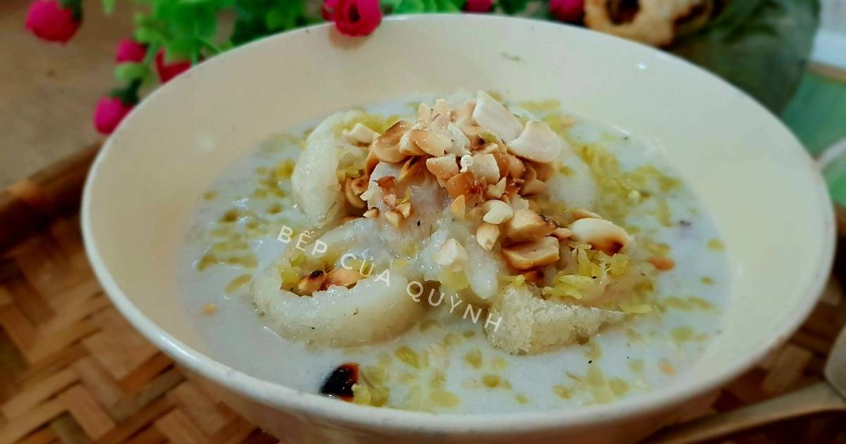 Chè chuối bọc xôi nướng