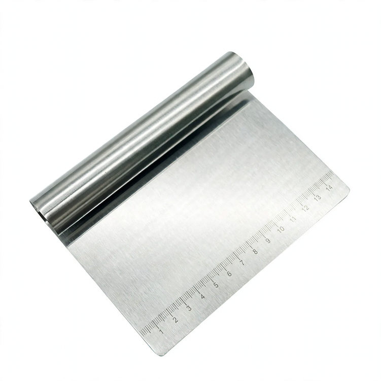 Stainless Steel Dough Scraper with Measuring Scale