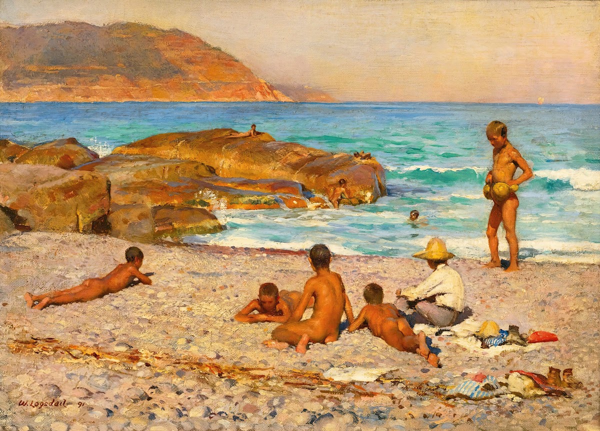 Boys Bathing 1891