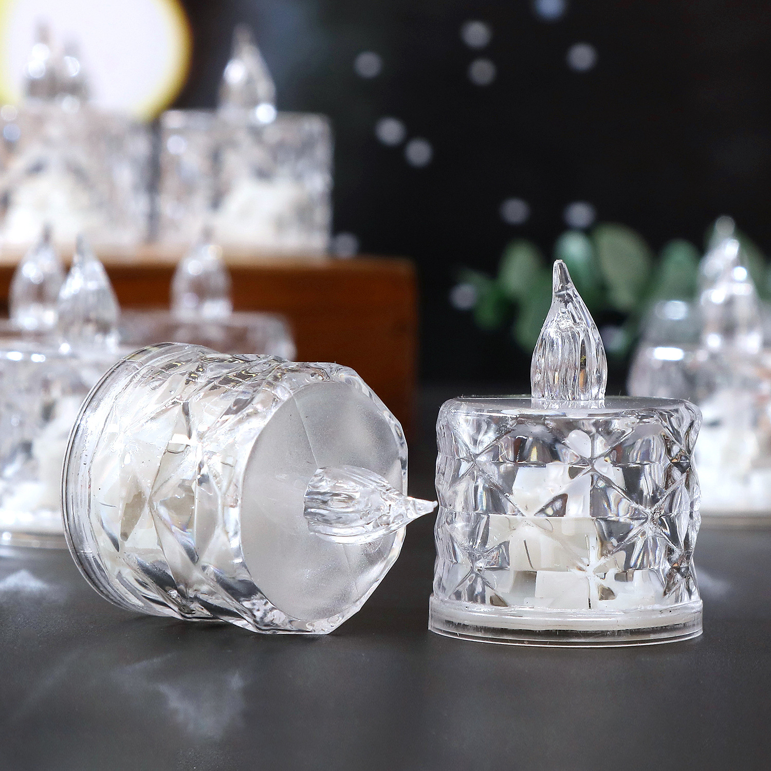 LED Crystal Candlelight for Atmospheric Lighting