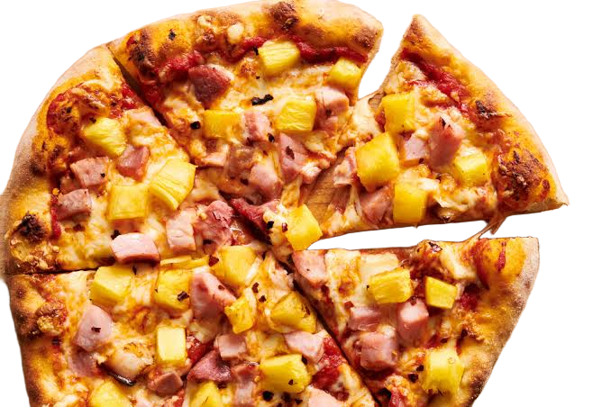 Hawaiian — Ham and pineapple