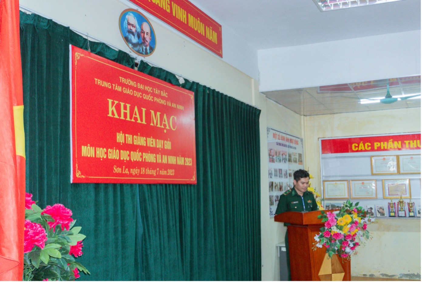 Trung tâm GDQP&AN tổ chức thành công Hội thi giảng viên dạy giỏi môn học GDQP&AN năm 2023