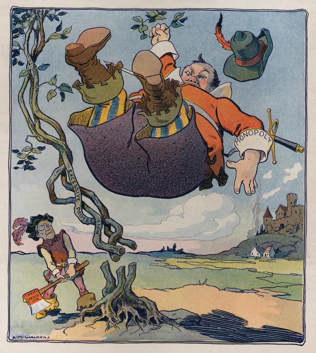 Woodrow and the bean stalk 1912