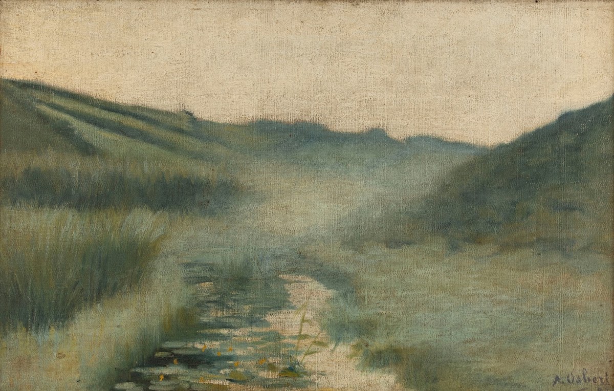 Brouillard du matin Diélette  Flamanville 1887