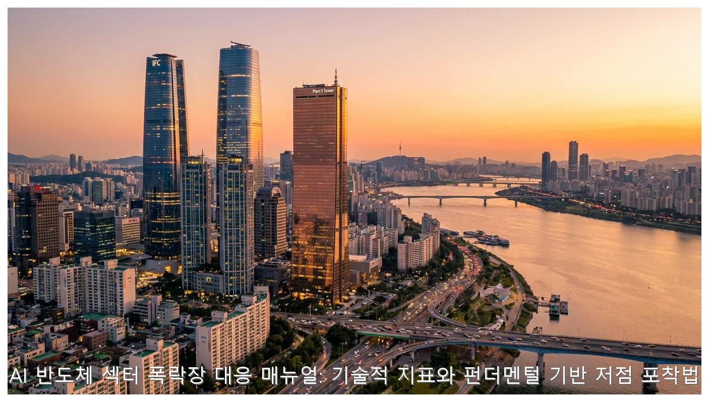 AI 반도체 섹터 폭락장 대응 매뉴얼: 기술적 지표와 펀더멘털 기반 저점 포착법 핵심 안내 및 분석 인포그래픽 (7)