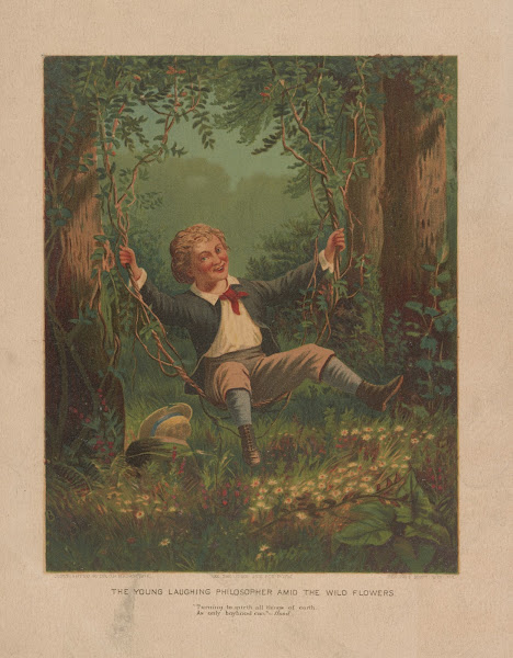 The young laughing philosopher amid the wild flowers 1876