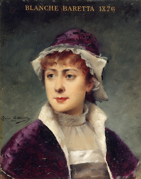 Portrait de Blanche Baretta 1855 1939 sociétaire de la Comédie Française 1883