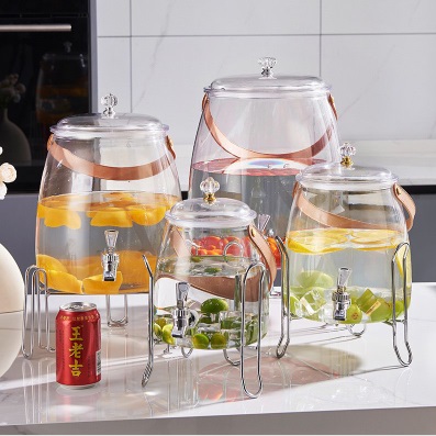 9L Beverage dispenser with iron stand