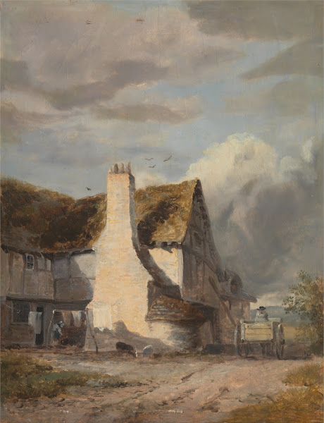 Cottage by a country lane