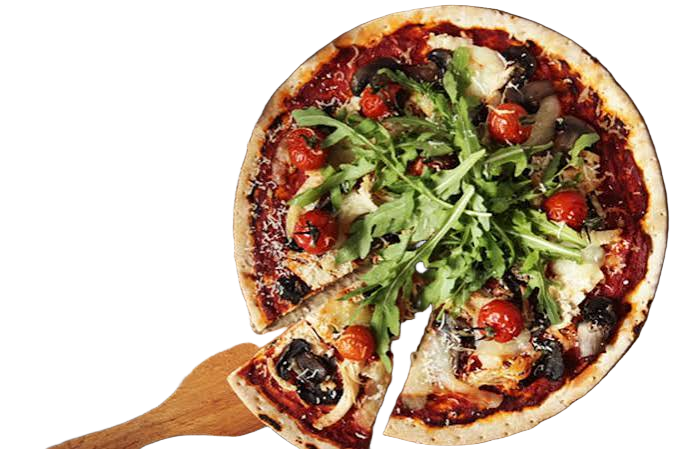 Chicken Deluxe — Roast chicken, mushrooms, sweetcorn & fresh tomatoes