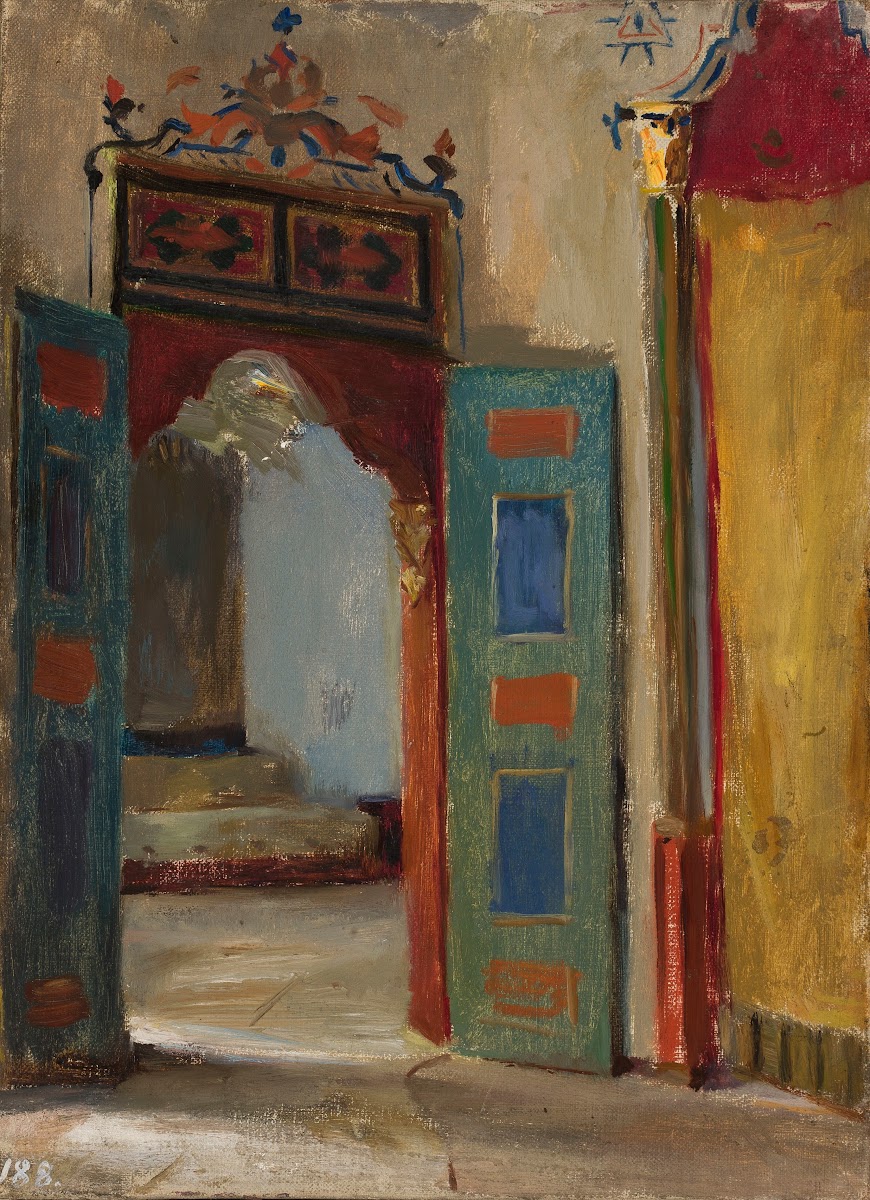 Interior of the khans palace in Bakhchisaray From the journey to Crimea between
