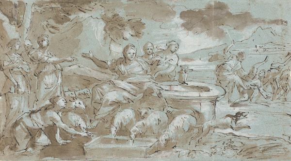 Moses and the Daughters of Jethro 1629   1694