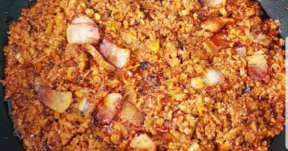 Mắm tép chưng thịt bao ngon ngày đông
