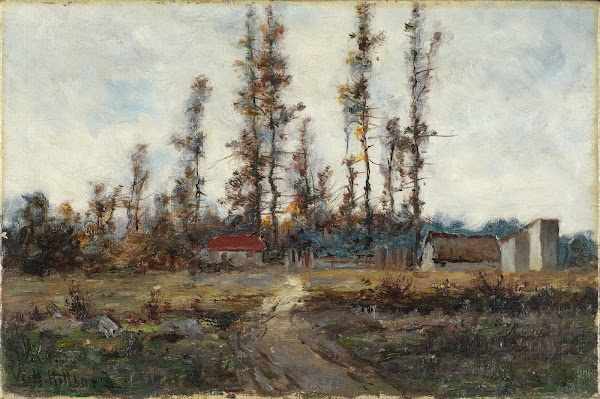 Landscape near Barbizon France