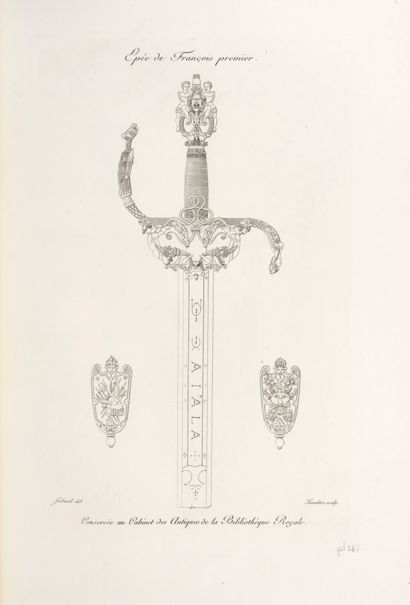 Épée de François premier 1839