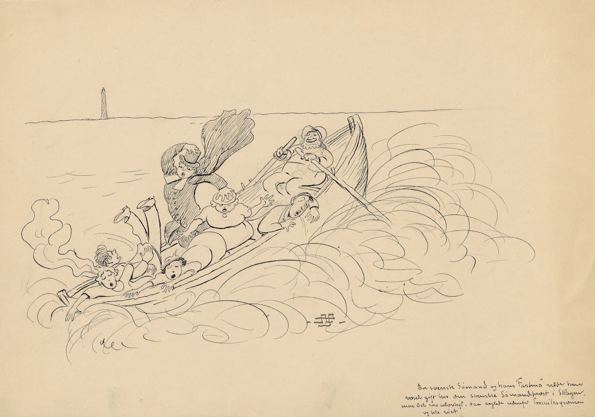 While we sail on the blue waves 1936