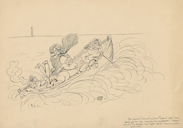 While we sail on the blue waves 1936