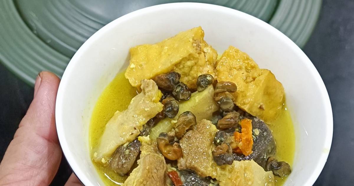 Ốc om chuối đậu