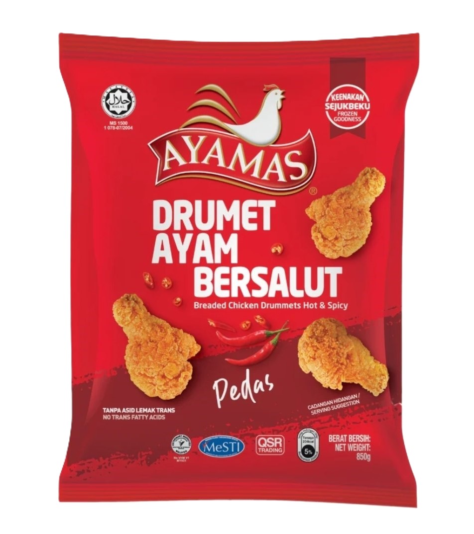Ayamas Breaded Chicken Drummet H&S 850G