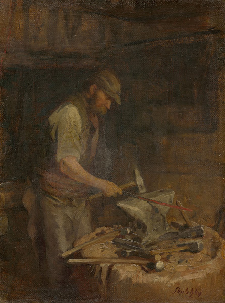 Kováč pri práci 1905