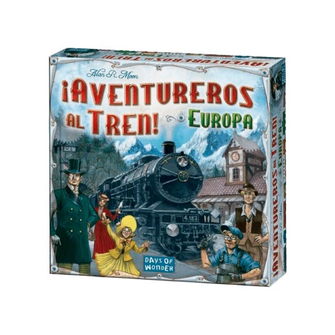 Portada de Aventureros al tren: Europa