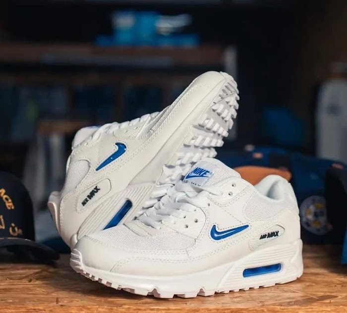 Nike Air Max 90 Blanco Azul