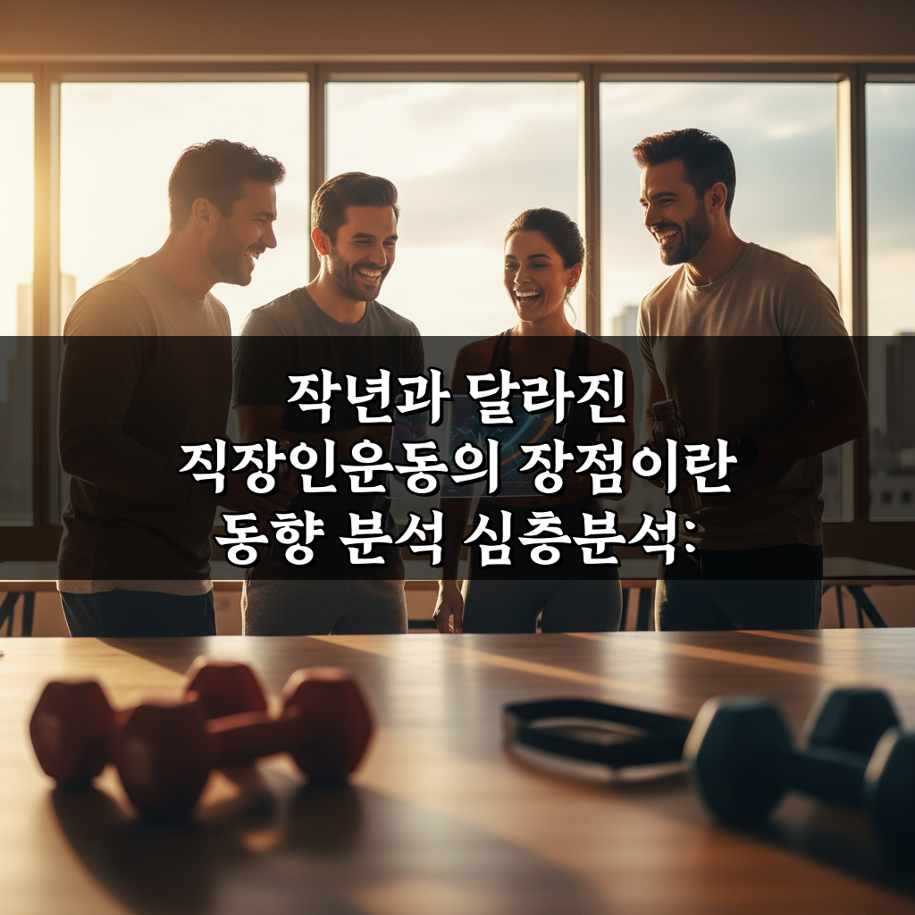 작년과 달라진 직장인운동의 장점이란 동향 분석 심층분석: 변화의 7가지 핵심 포인트