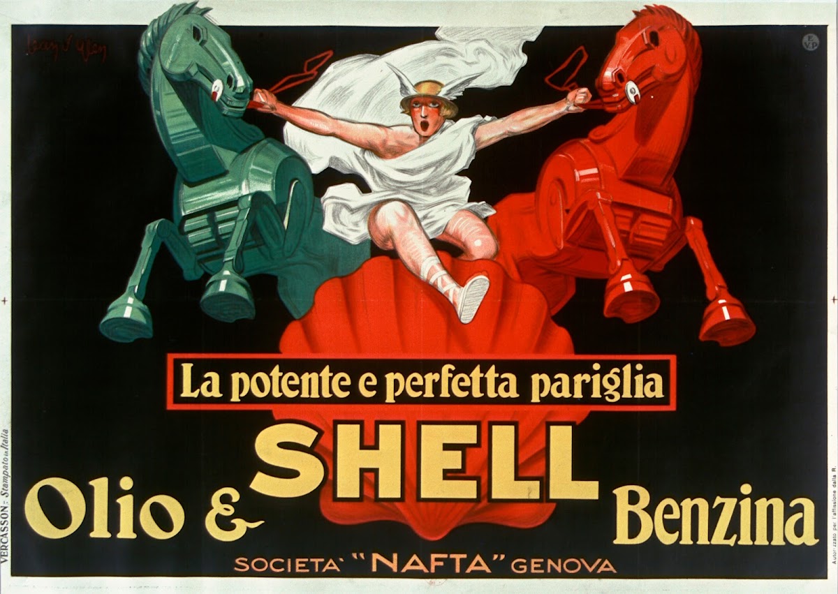 La Potente e perfetta pariglia Shell 1927