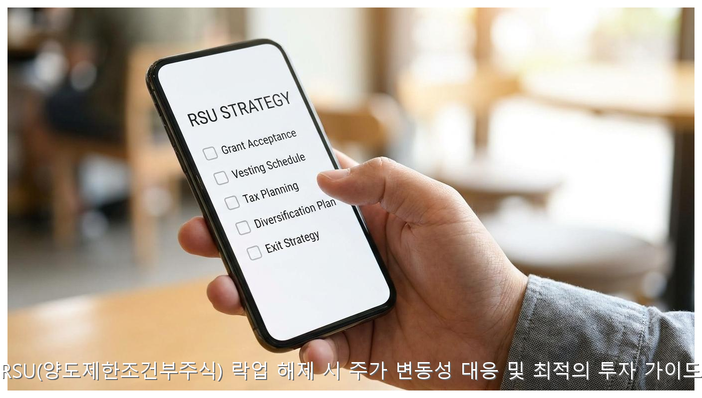 RSU 락업 해제 시 대응 전략 및 투자 가이드 핵심 안내 및 분석 인포그래픽 (8)