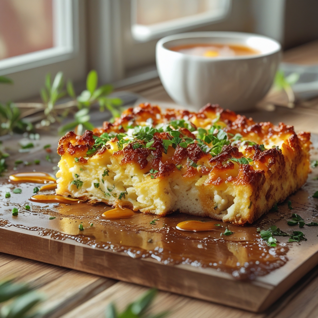 Tasty Cottage Cheese Breakfast Bake - Easy Homemade Protein-Packed Morning Meal finished